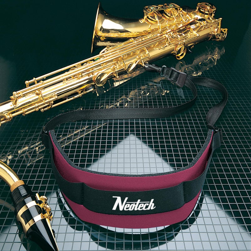 Neo Tech Neotech Saxophone Swivel Hook Neck Strap Soft Sax Padded for Alto Tenor Baritone Soprano â€“ (Regular, Wine) - Made in USA - Image 2